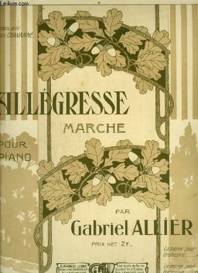 ALLEGRESSE - MARCHE POUR PIANO.