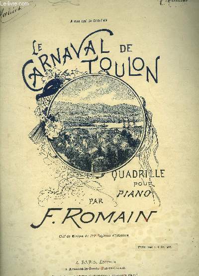 Le carnaval de Toulon, quadrille pour piano