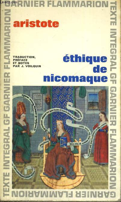 ETHIQUE DE NICOMAQUE
