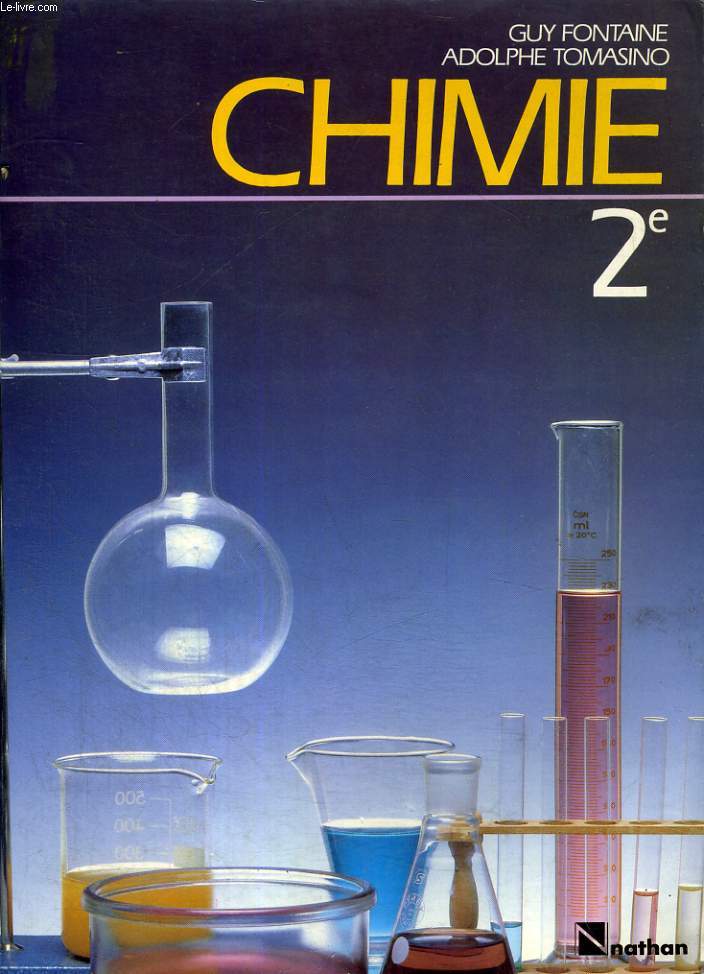 CHIMIE 2 - PROGRAMME 1987
