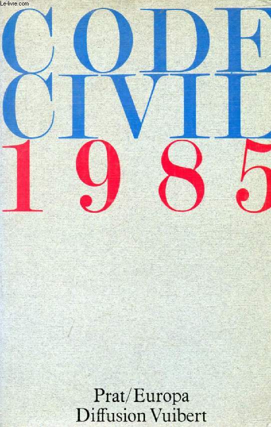CODE CIVIL, 1985