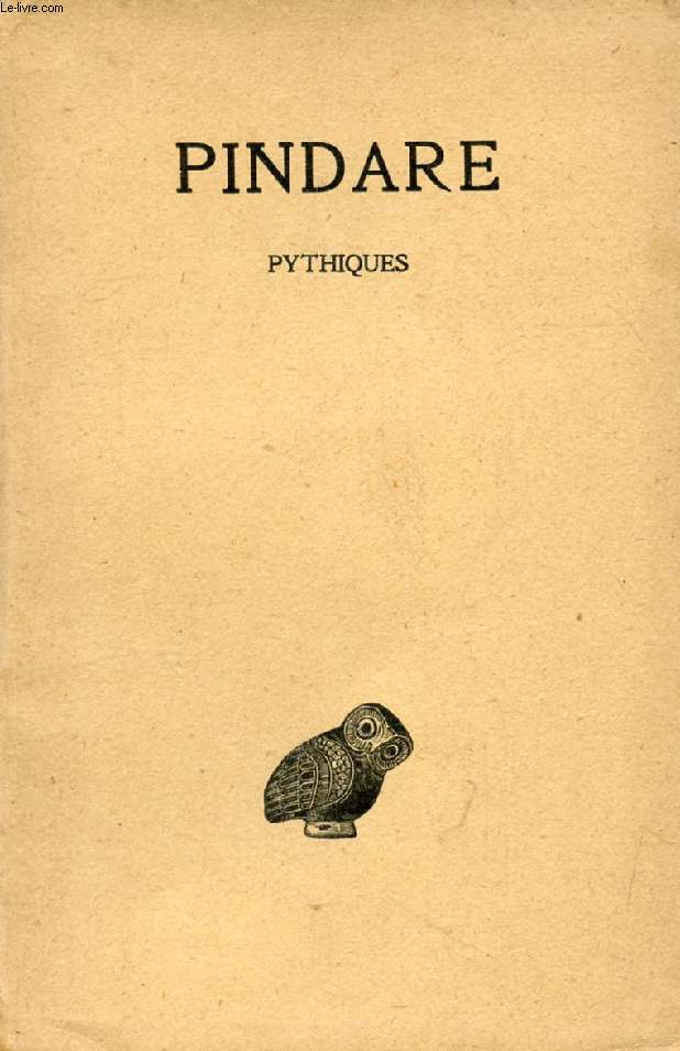 PINDARE, TOME II, PYTHIQUES