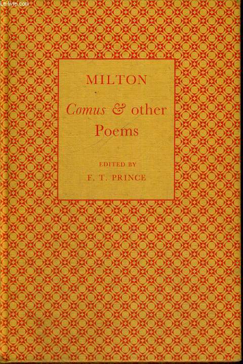 COMUS AND OTHER POEMS