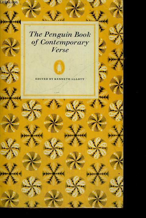 THE PENGUIN BOOK OF CONTEMPORARY VERSE 1918-60