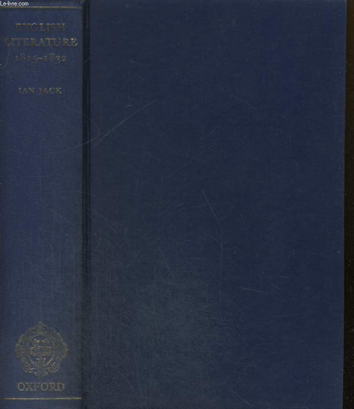 ENGLISH LITERATURE 1815-1832