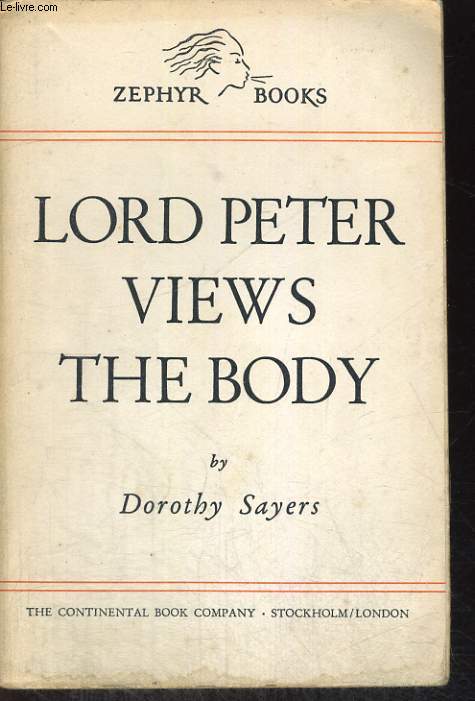 LORD PETER VIEWS THE BODY