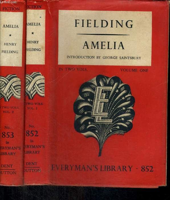 AMELIA. IN TWO VOLUMES. INTRODUCTION BY GEORGE SAINTSBURY.