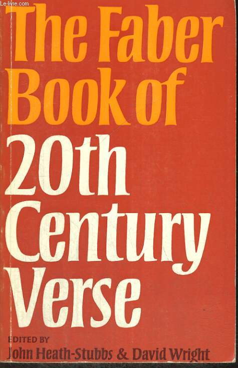 THE FABER BOOK OF 20TH CENTURY VERSE