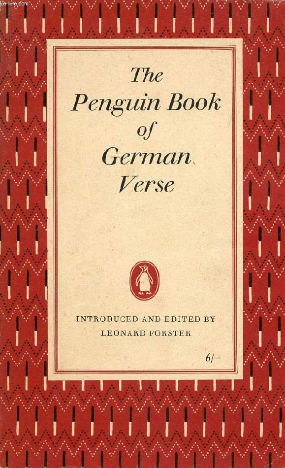 THE PENGUIN BOOK OF GERMAN VERSE