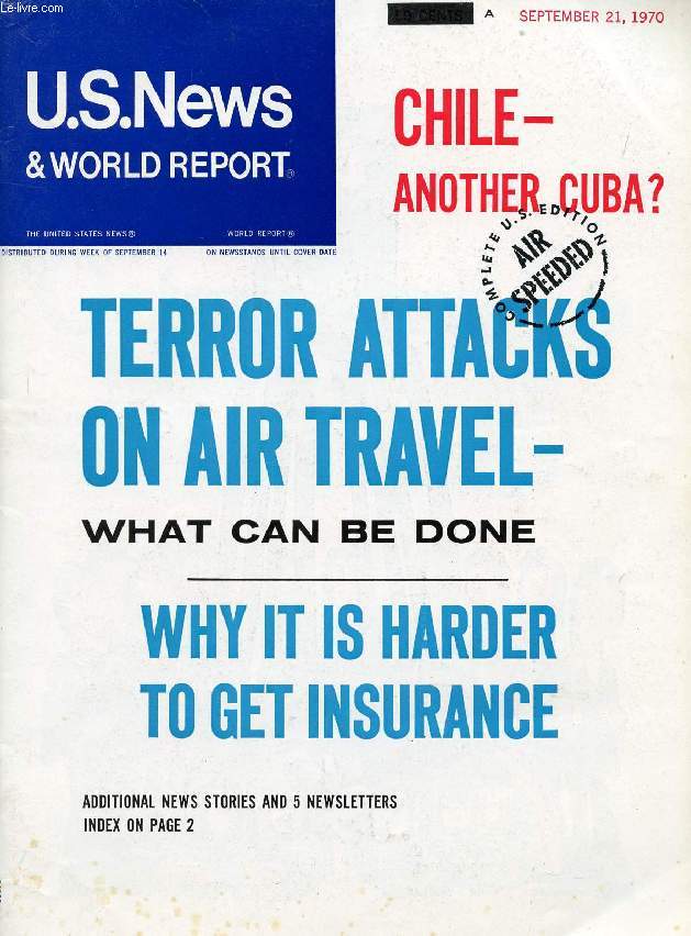 U.S. NEWS & WORLD REPORT, VOL. LXIX, N 12, SEPT. 1970