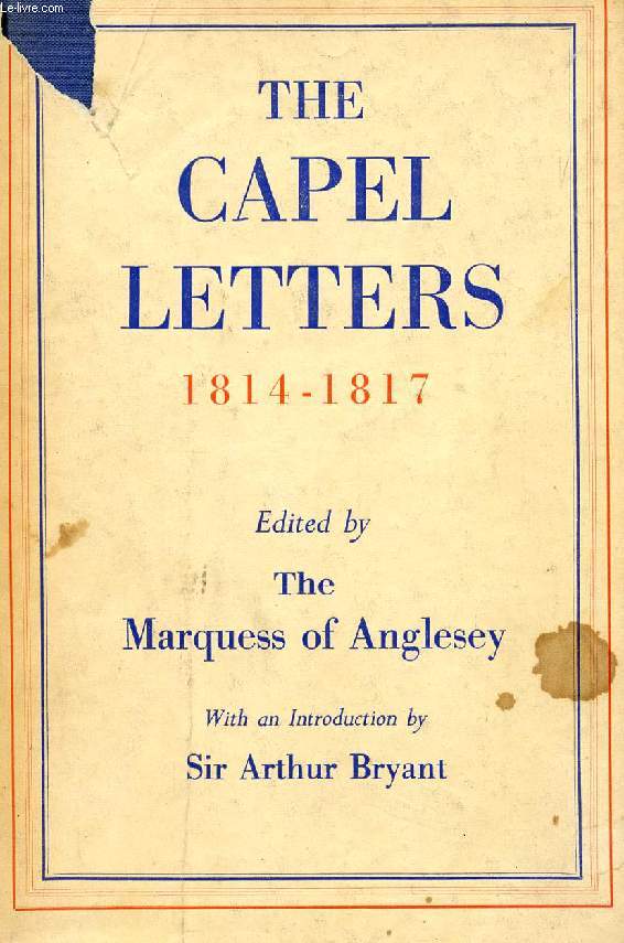 THE CAPEL LETTERS, 1814-1817