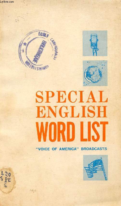 SPECIAL ENGLISH WORD LIST