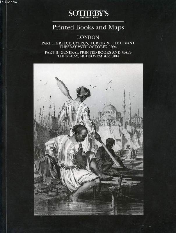 PRINTED BOOKS AND MAPS, LONDON (CATALOGUE)