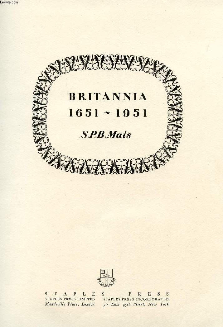 BRITANNIA, 1651-1951