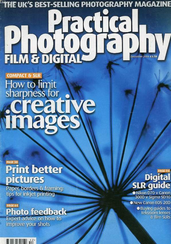 PRACTICAL PHOTOGRAPHY, FILM & DIGITAL, DEC. 2004