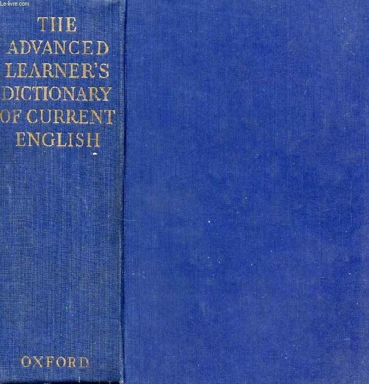 THE ADVANCED LEARNER'S DICTIONARY OF CURRENT ENGLISH