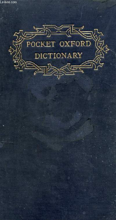 THE POCKET OXFORD DICTIONARY OF CURRENT ENGLISH