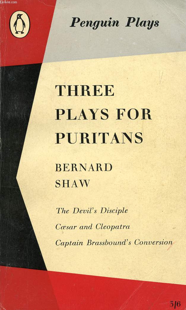 THREE PLAYS FOR PURITANS