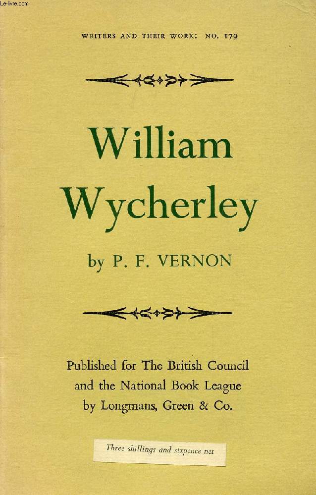 WILLIAM WYCHERLEY
