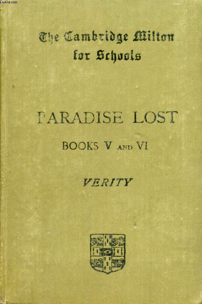 PARADISE LOST, BOOKS V AND VI