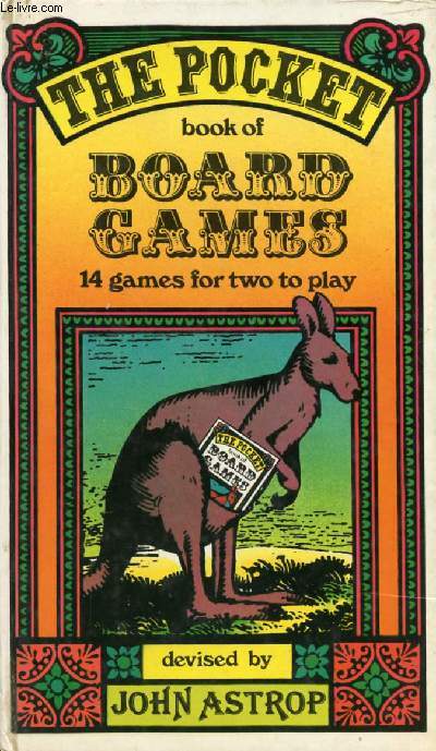THE POCKET BOOK OF BOARD GAMES, 14 GAMES FOR TWO TO PLAY