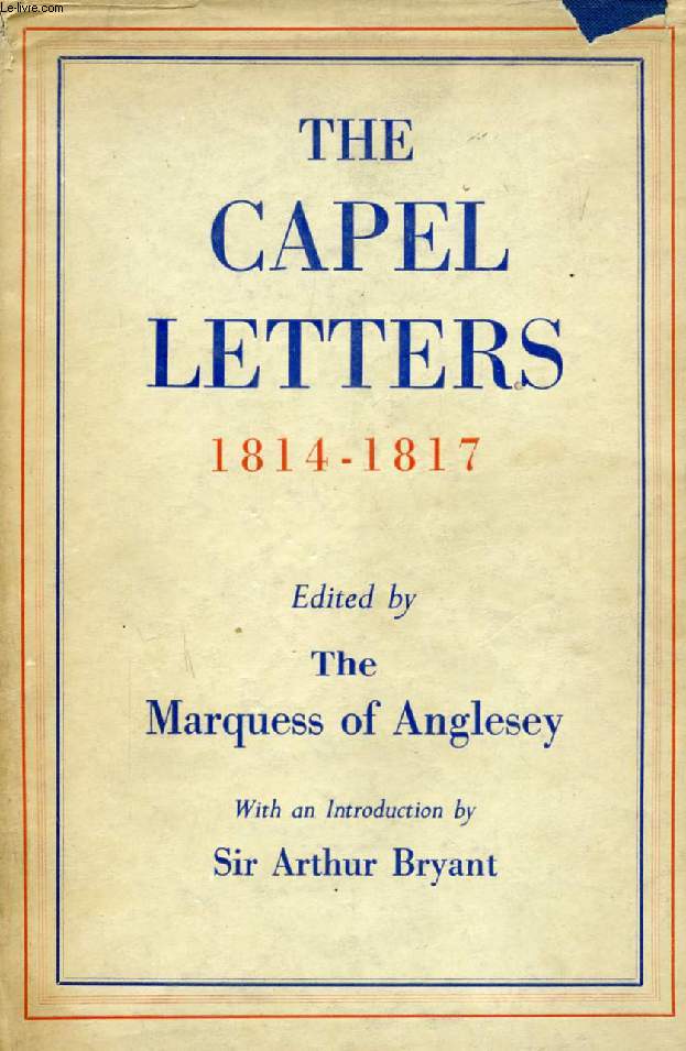 THE CAPEL LETTERS, 1814-1817