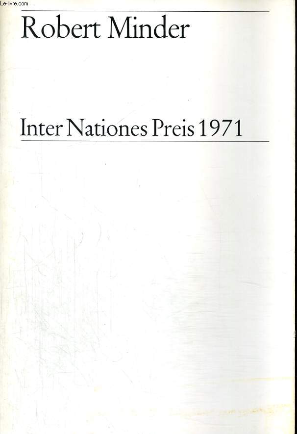 INTER NATIONES PREIS 1971