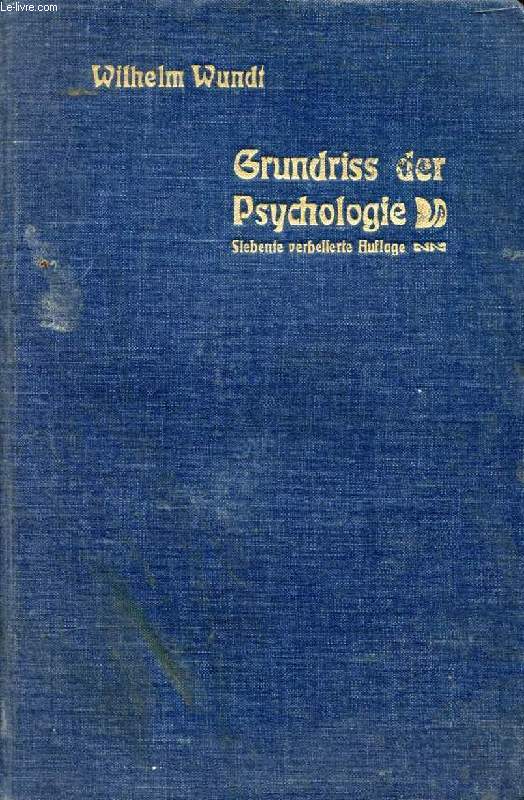 GRUNDRISS DER PSYCHOLOGIE