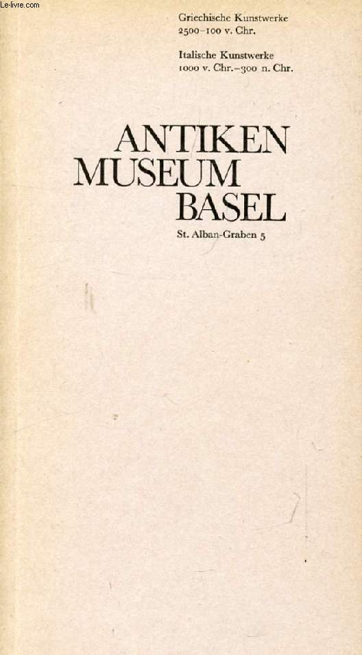 ANTIKEN MUSEUM BASEL