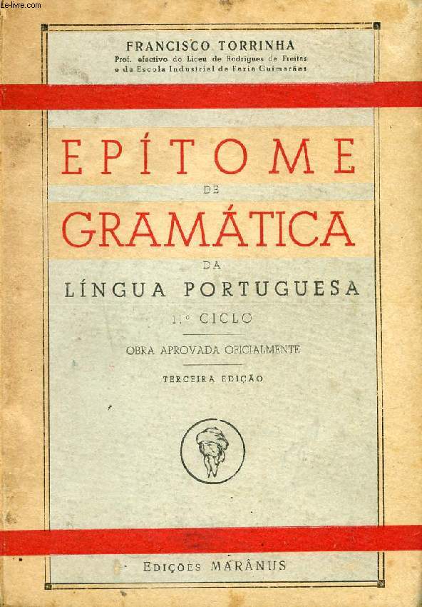 EPITOME DE GRAMATICA DA LINGUA PORTUGUESA, 1 CICLO