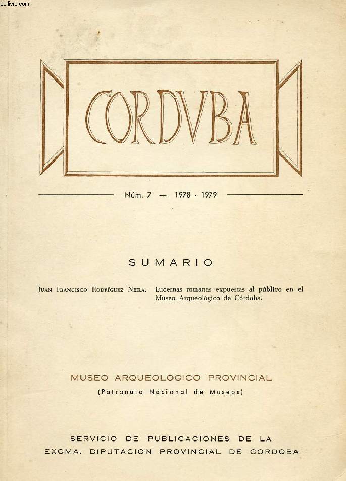 CORDUBA, N 7, 1978-1979