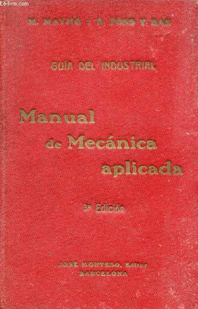 MANUAL DE MECANICA APLICADA