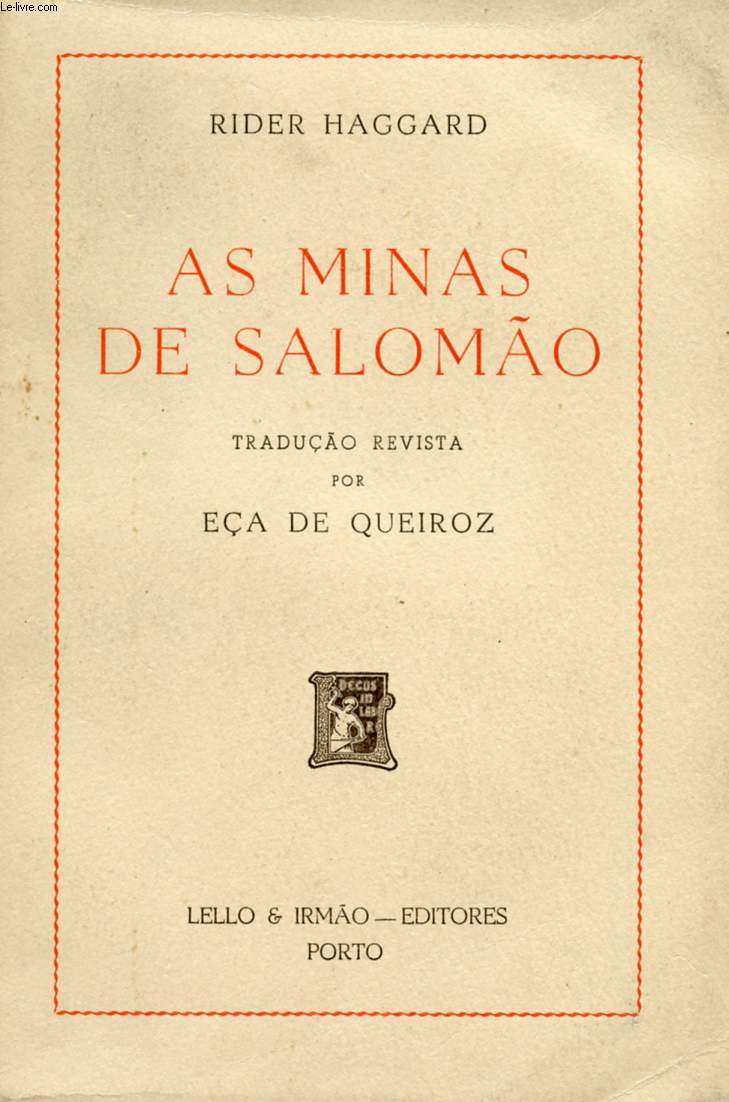 AS MINAS DE SALOMO