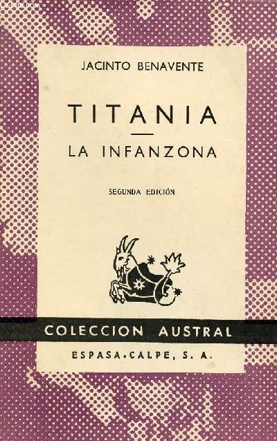 TITANIA, LA INFANZONA, COLECCIN AUSTRAL, N 701