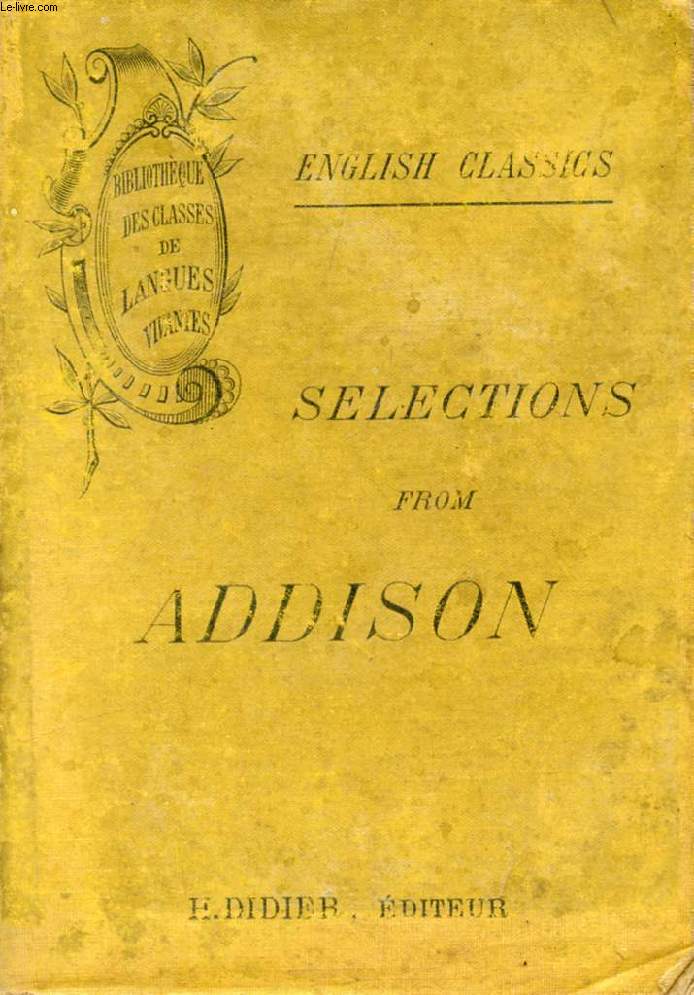 SELECTIONS FROM ADDISON