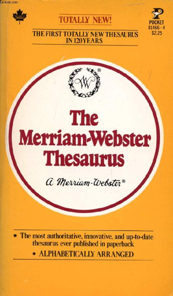 THE MERRIAM-WEBSTER THESAURUS