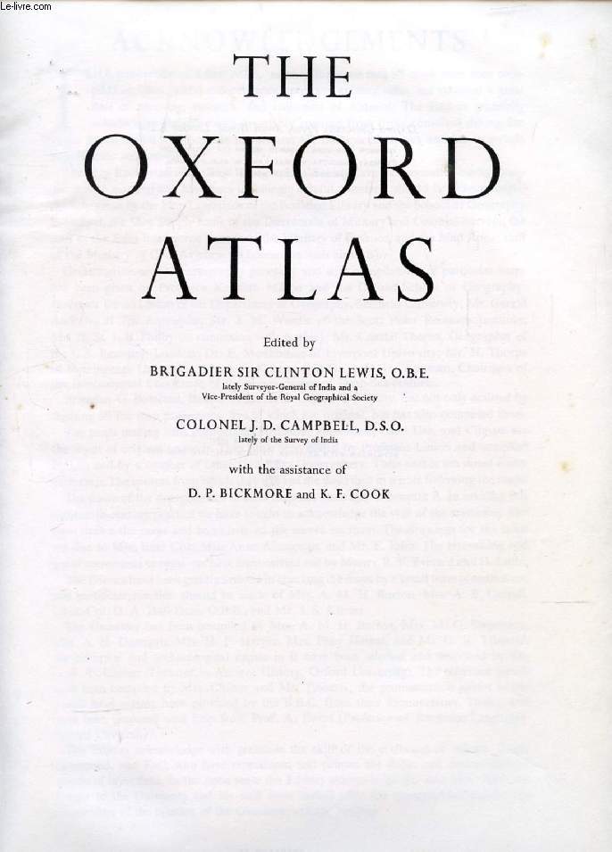 THE OXFORD ATLAS