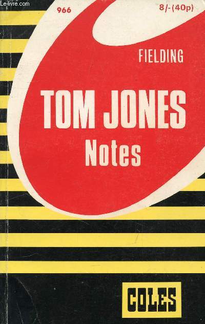 FIELDING'S TOM JONES, NOTES