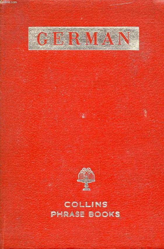 GERMAN, COLLINS PHRASE BOOKS