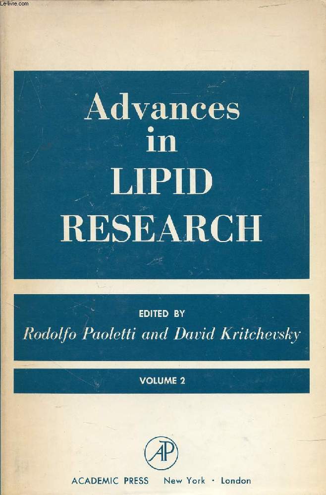 ADVANCES IN LIPID RESEARCH, VOLUME 2