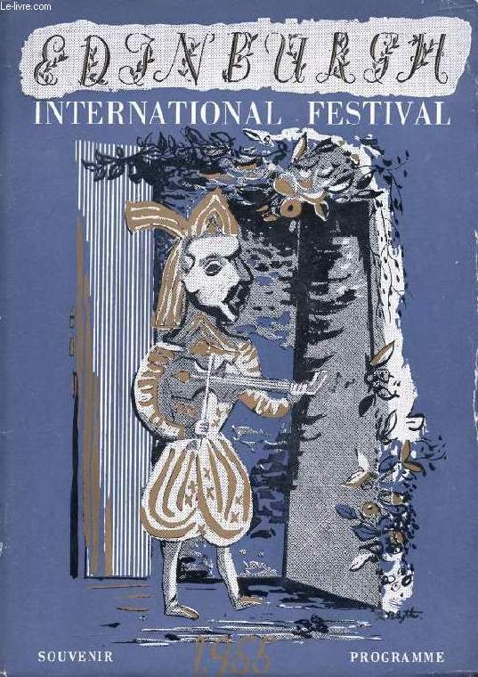 EDINBURGH INTERNATIONAL FESTIVAL 1955, SOUVENIR PROGRAMME