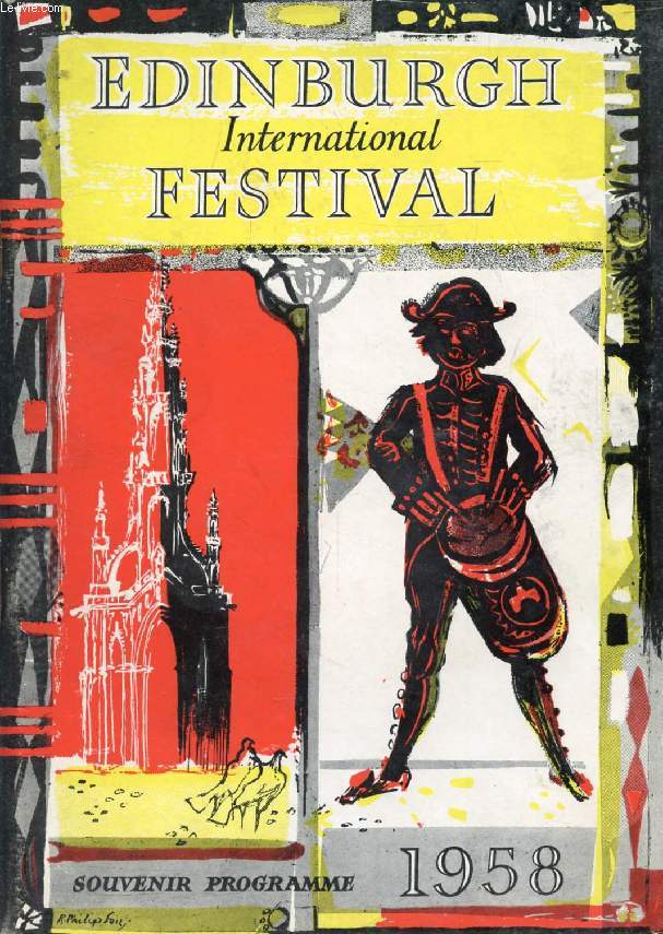EDINBURGH INTERNATIONAL FESTIVAL 1958, SOUVENIR PROGRAMME
