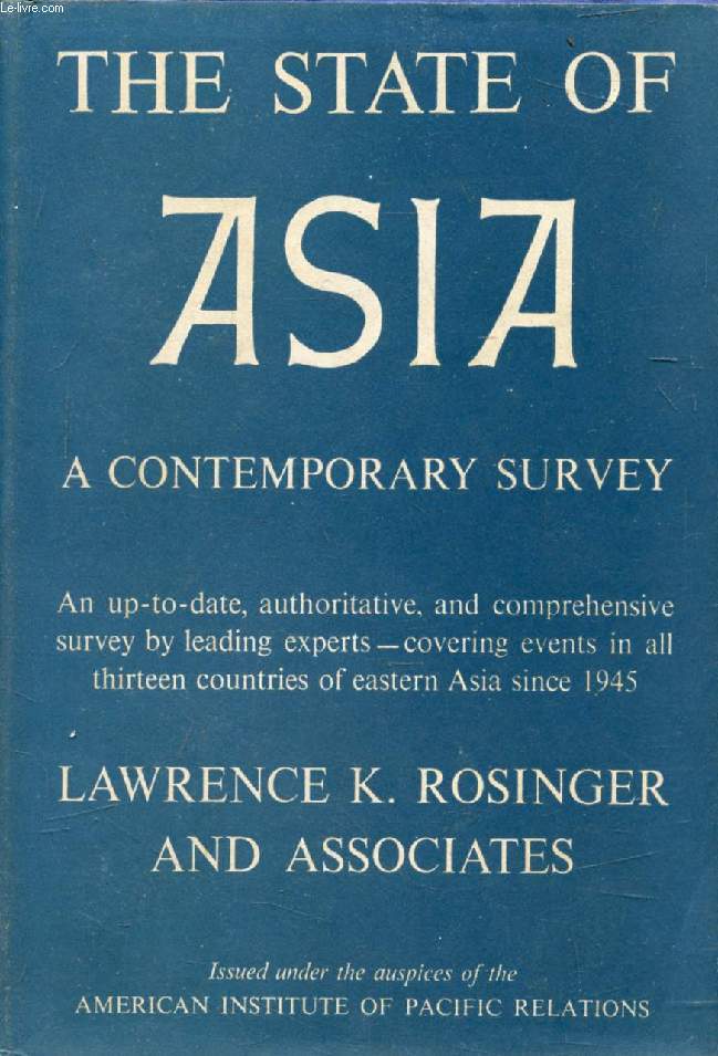 THE STATE OF ASIA, A Contemporary Survey