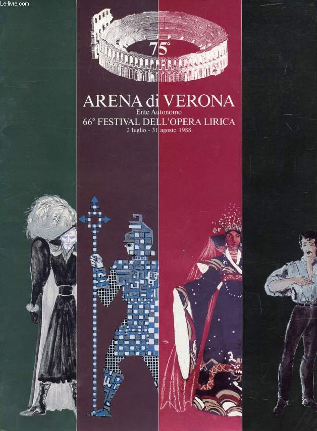 ARENA DI VERONA, 66 Festival dell'Opera Lirica, 1988