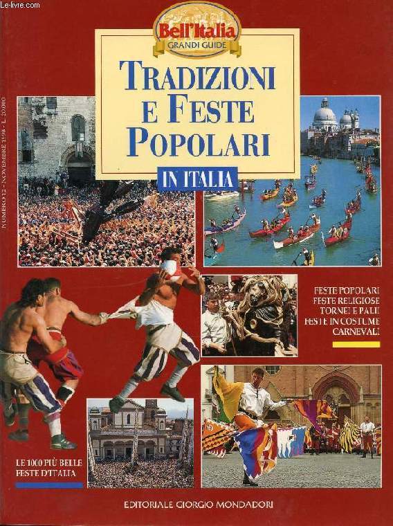 TRADIZIONI E FESTE POPOLARI IN ITALIA, N 12, NOV. 1998