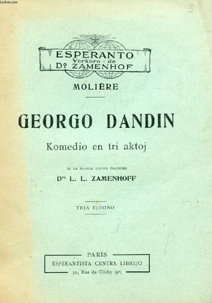 GEORGIO DANDIN, Komedio en Tri Aktoj