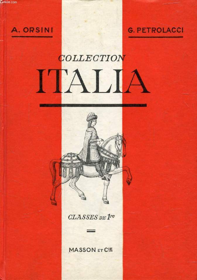 COLLECTION 'ITALIA', CLASSE DE 1re