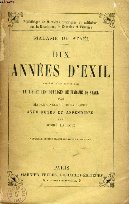 DIX ANNEES D'EXIL