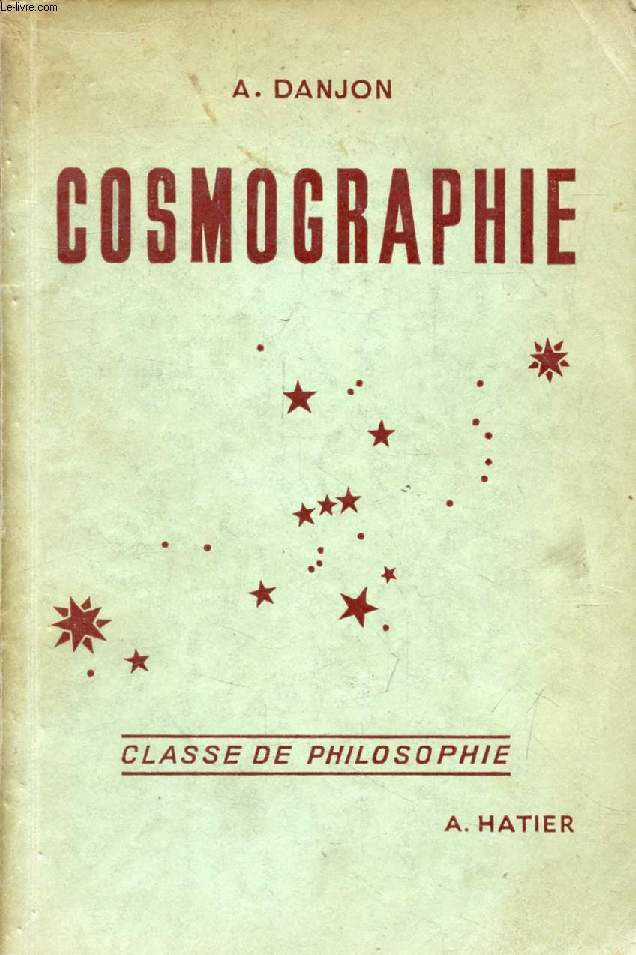 COSMOGRAPHIE, CLASSE DE PHILOSOPHIE