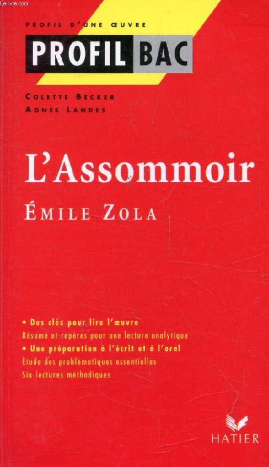 L'ASSOMMOIR, ZOLA (Profil Bac, Profil d'une Oeuvre, 35)